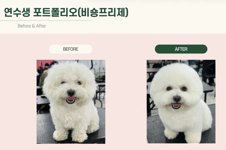 수강생 미용 작업 원문